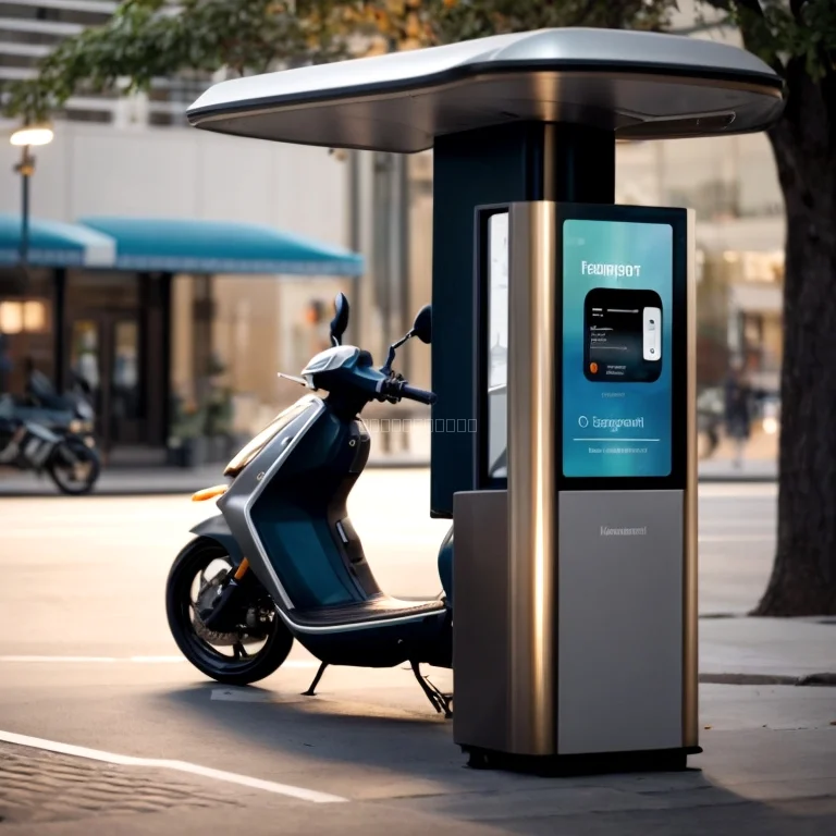 モペッドと東京スカイツリー