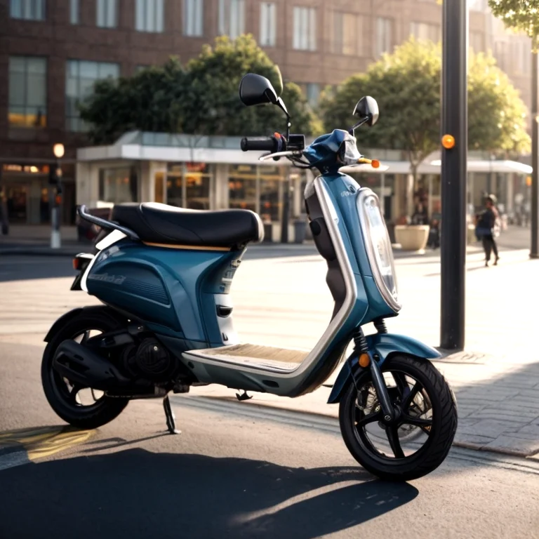 モペッドと東京スカイツリー